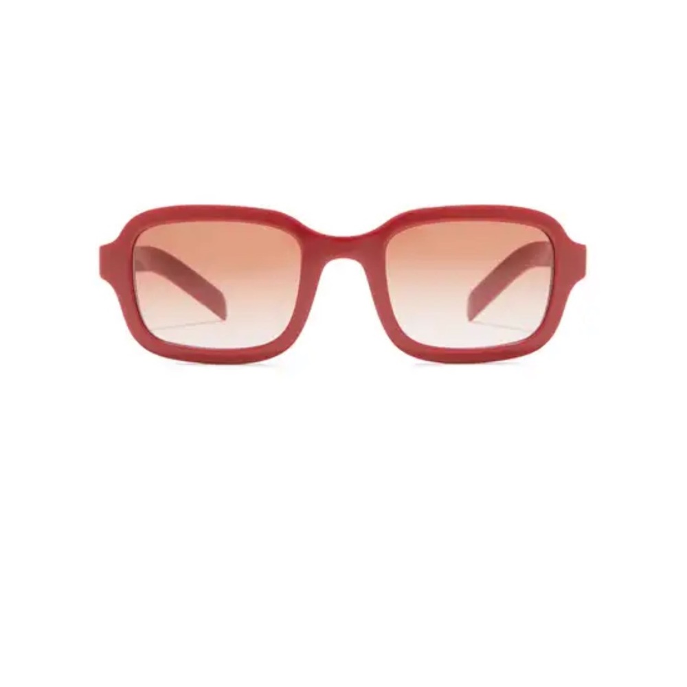 Prada gradient red sunglasses